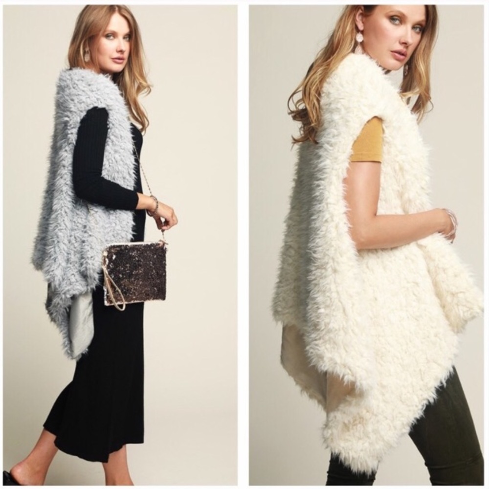 Lush vegan fur vest